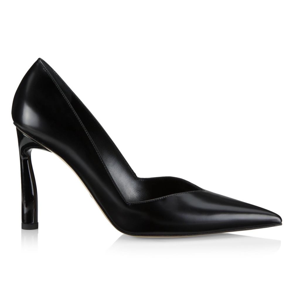 Paul Andrew Razor 95MM Leather Pumps, Size 11